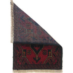 Woven Tribal Floor Mat 1.9x1.3 ft