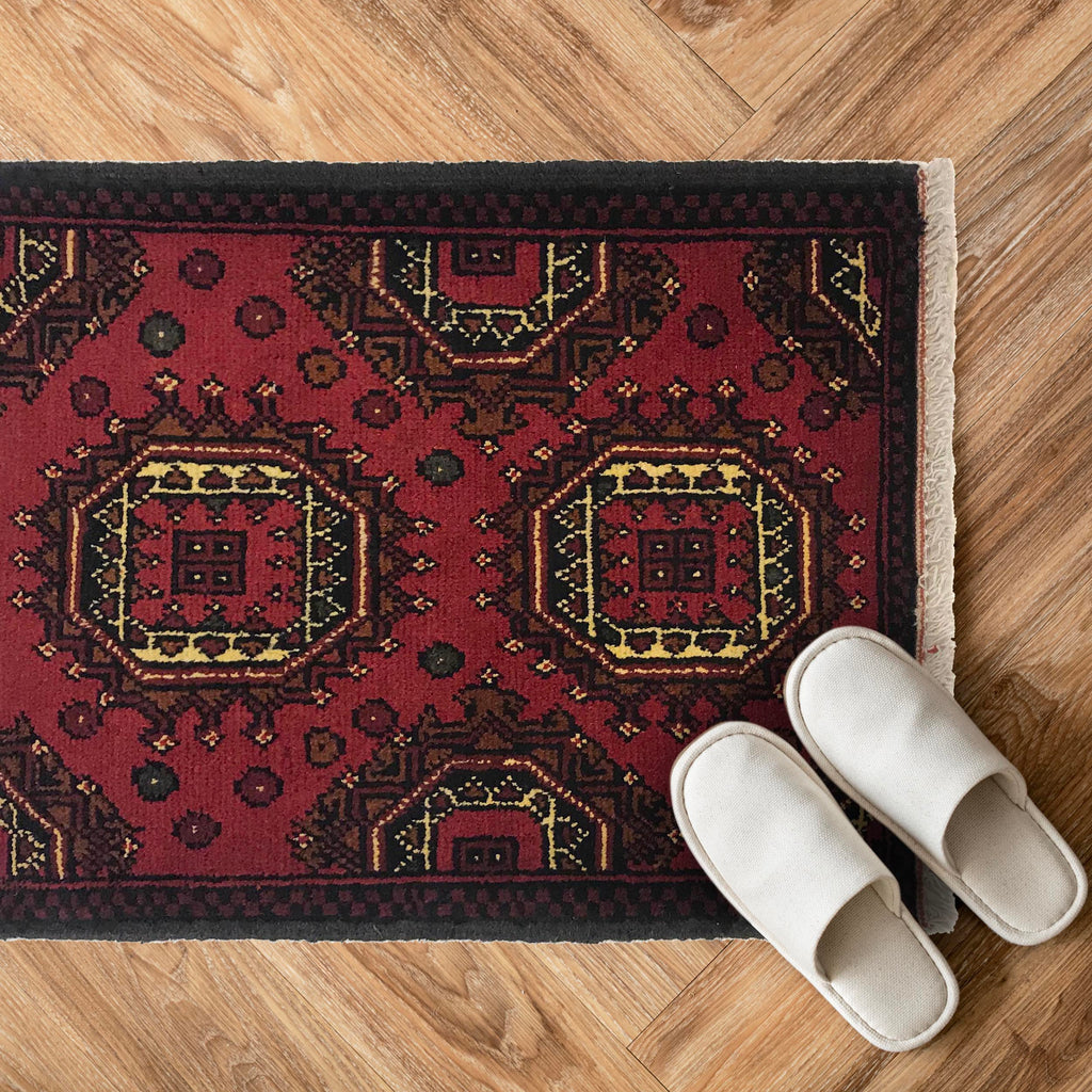 Nomadic Wool Entry Rug 2x1.5 ft