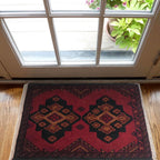 Mini Handwoven Door Mat 2.1x1.4 ft