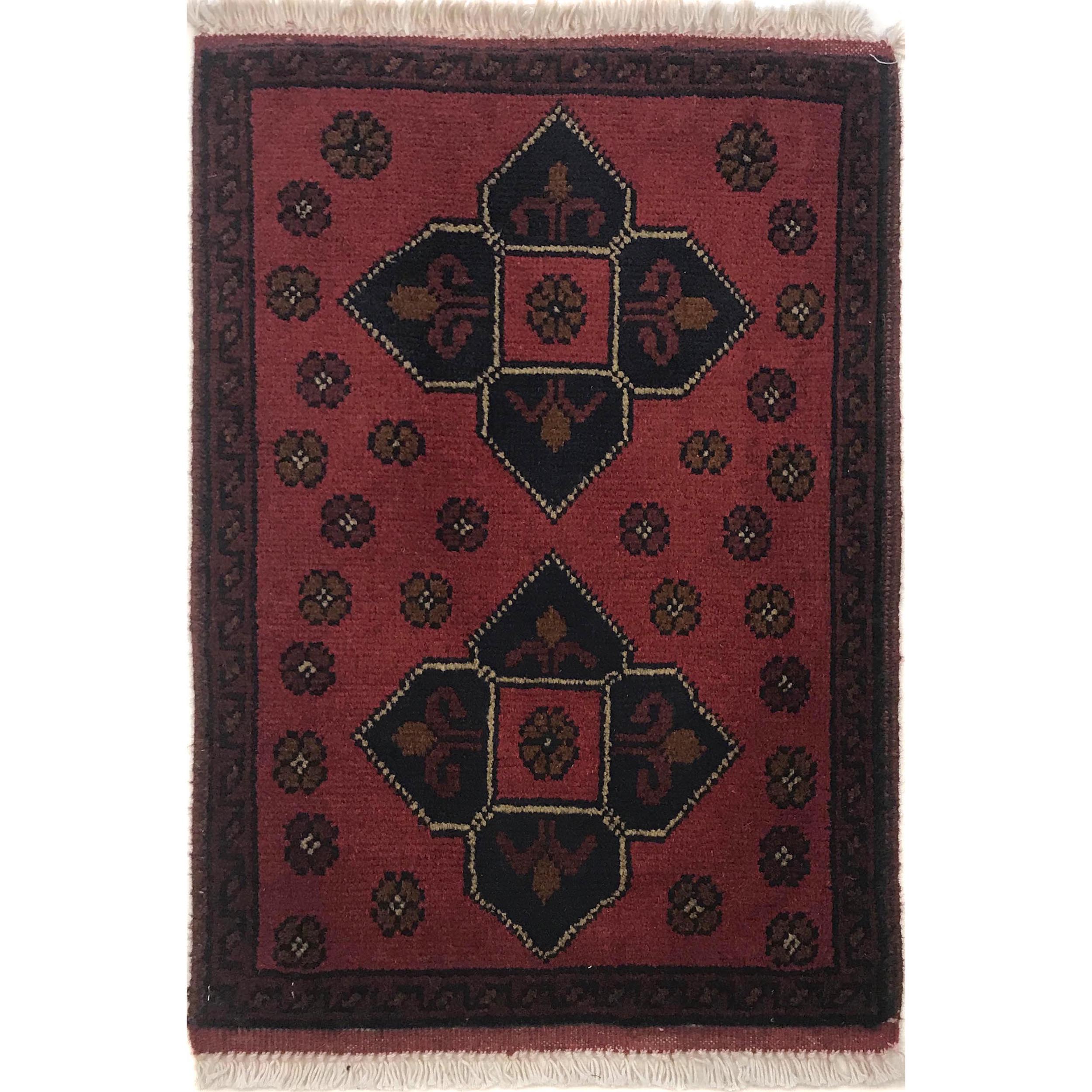 Decorative Tribal Door Rug 2x1.4 ft