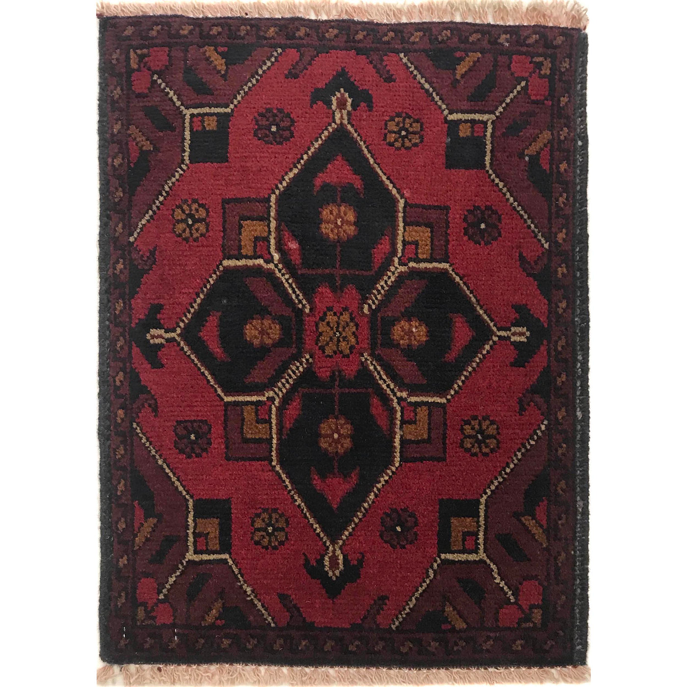 Compact Tribal Doormat 1.9x1.3 ft