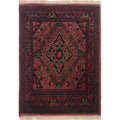 Afghan Tribal Mini Rug 2x1.4 ft