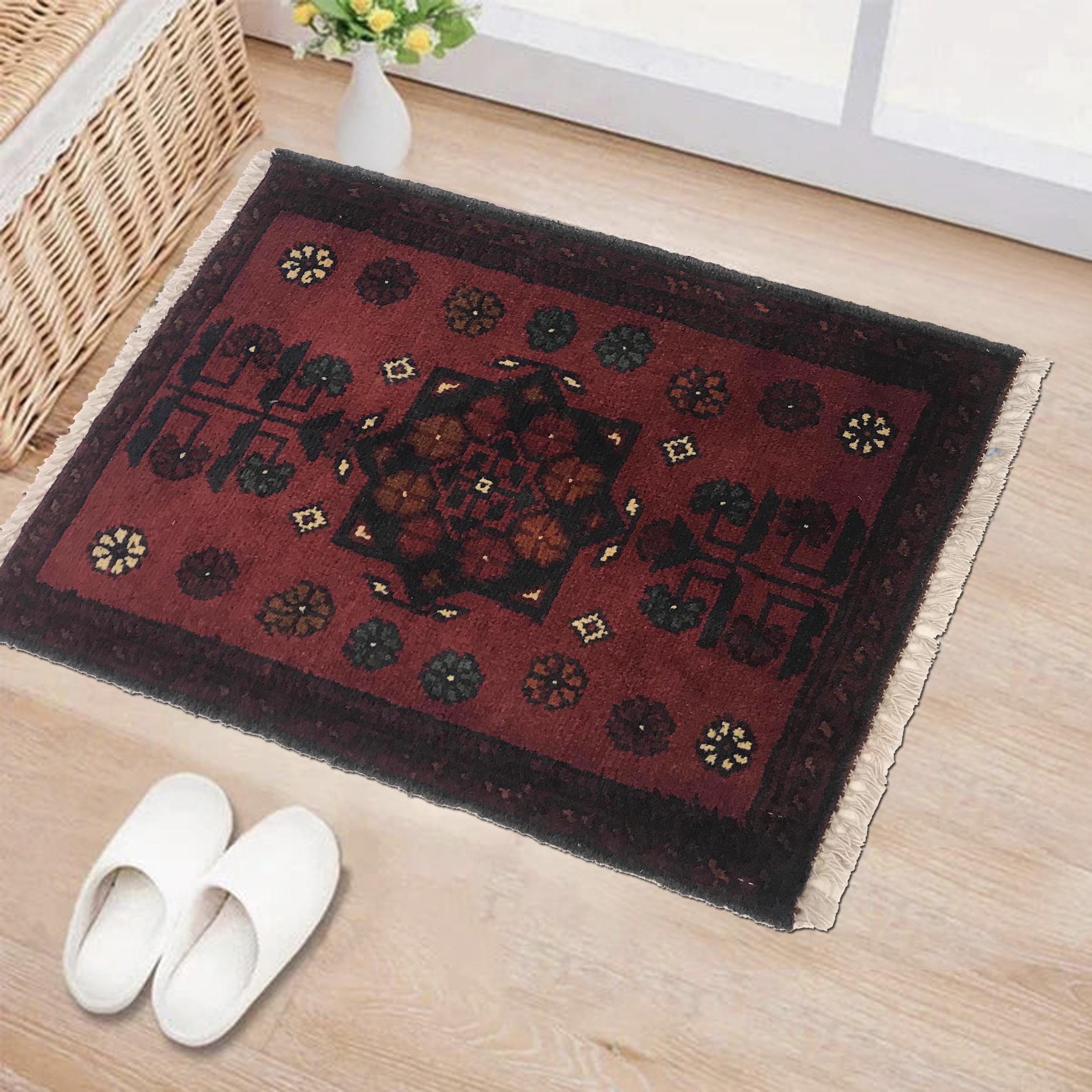 Crafted Afghan Entry Mat 1.9x1.4 ft