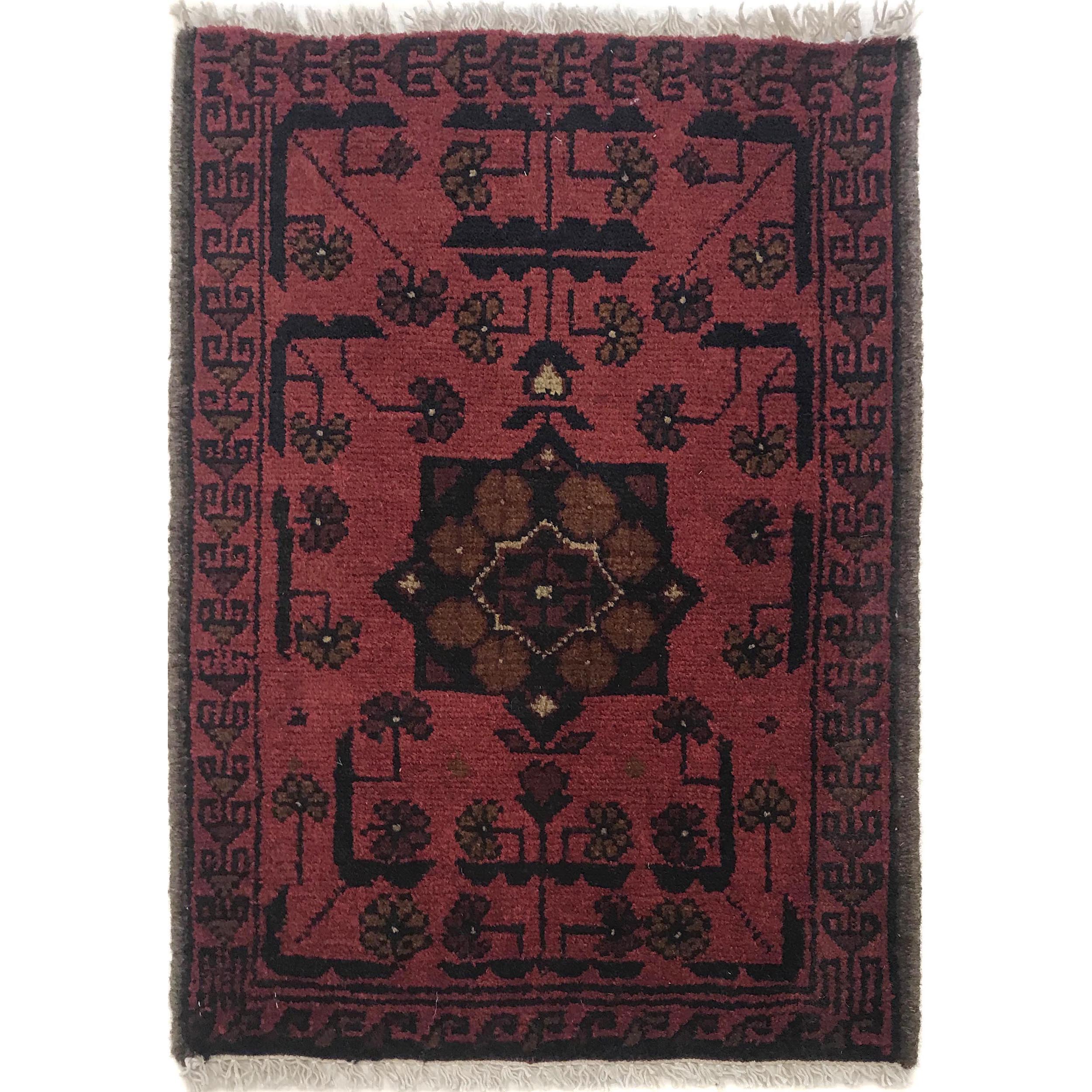 Afghan Nomadic Home Mat 2x1.4 ft