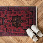 Afghan Nomadic Home Mat 2x1.4 ft