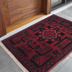 Cultural Afghan Door Mat 1.9x1.3 ft