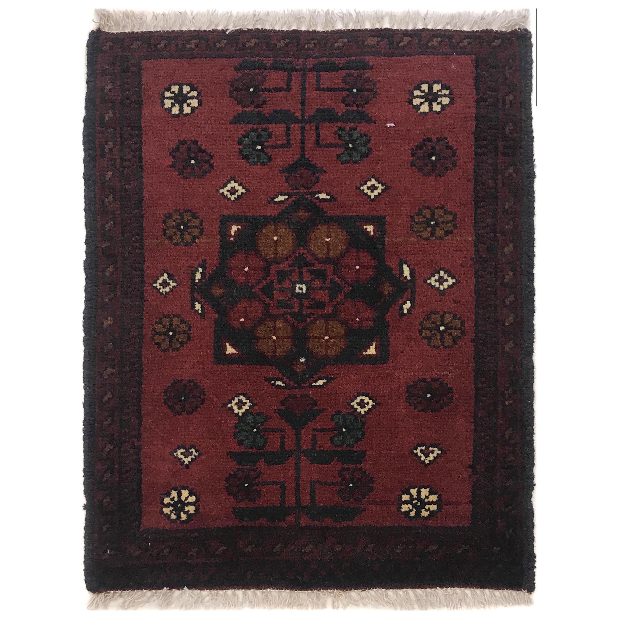 Durable Tribal Entry Rug 1.8x1.3 ft