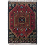 Mini Nomadic Wool Home Rug 1.8x1.2 ft