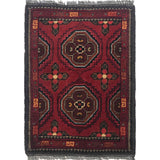 Oriental Tribal Home Mat 2x1.4 ft