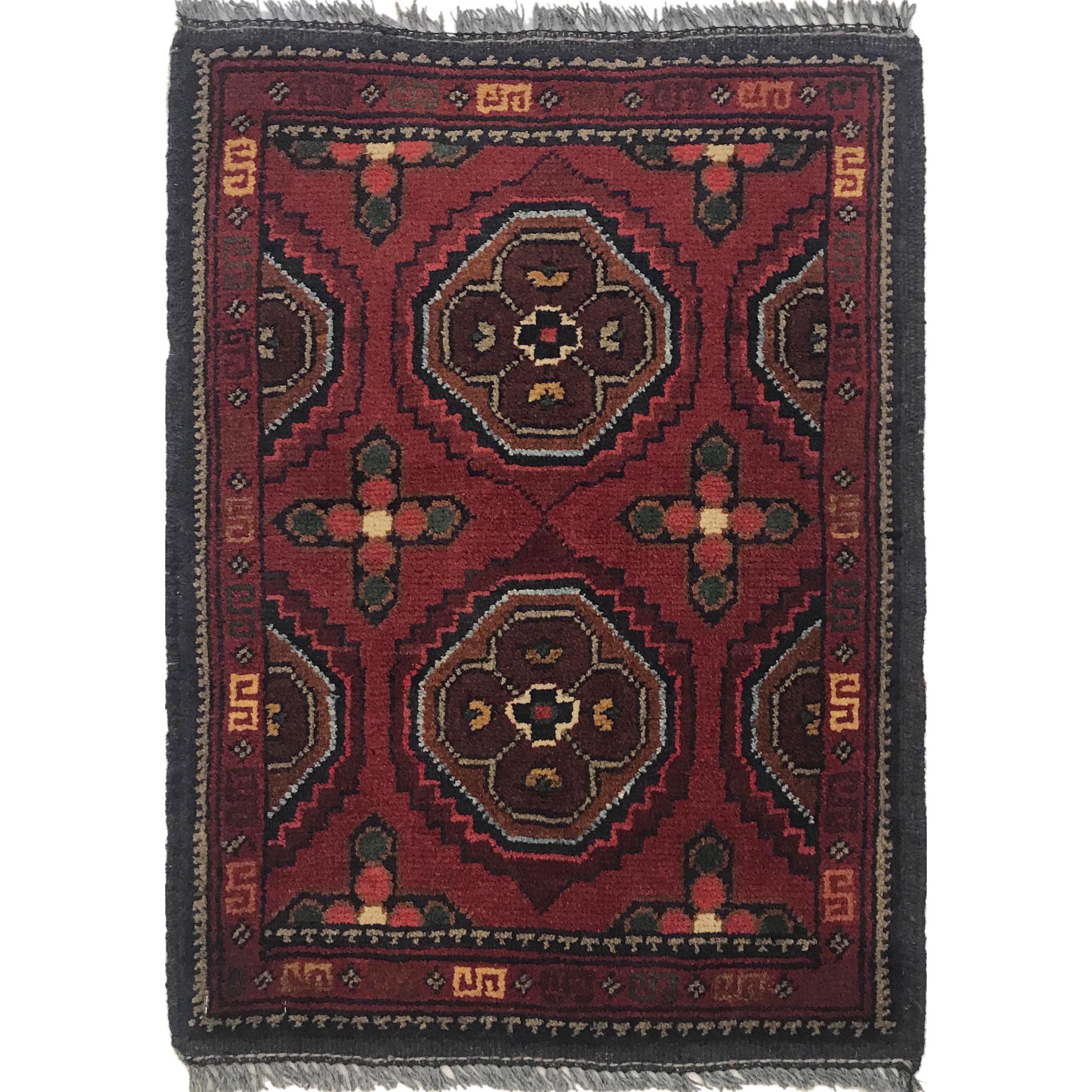 Oriental Tribal Home Mat 2x1.4 ft