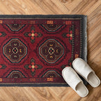 Oriental Tribal Home Mat 2x1.4 ft
