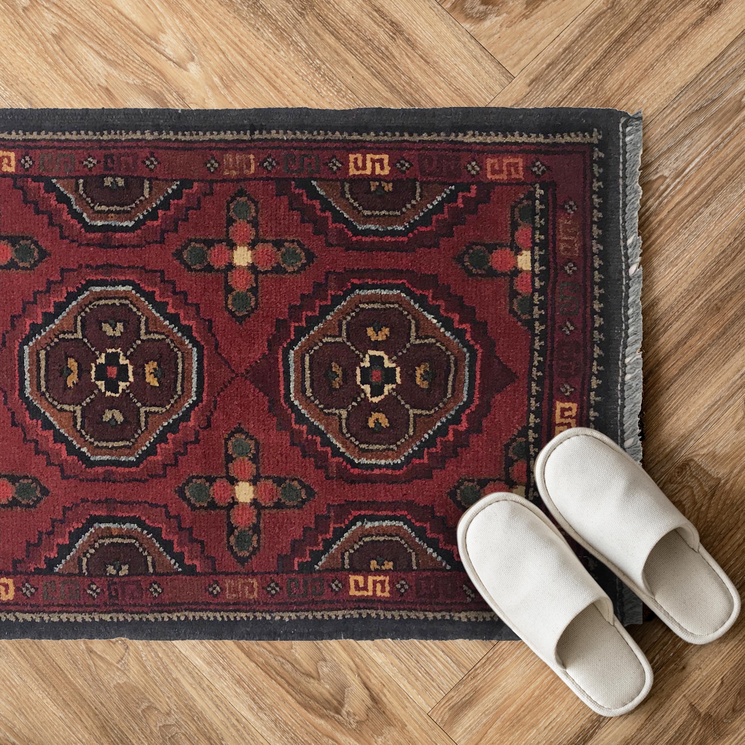 Oriental Tribal Home Mat 2x1.4 ft