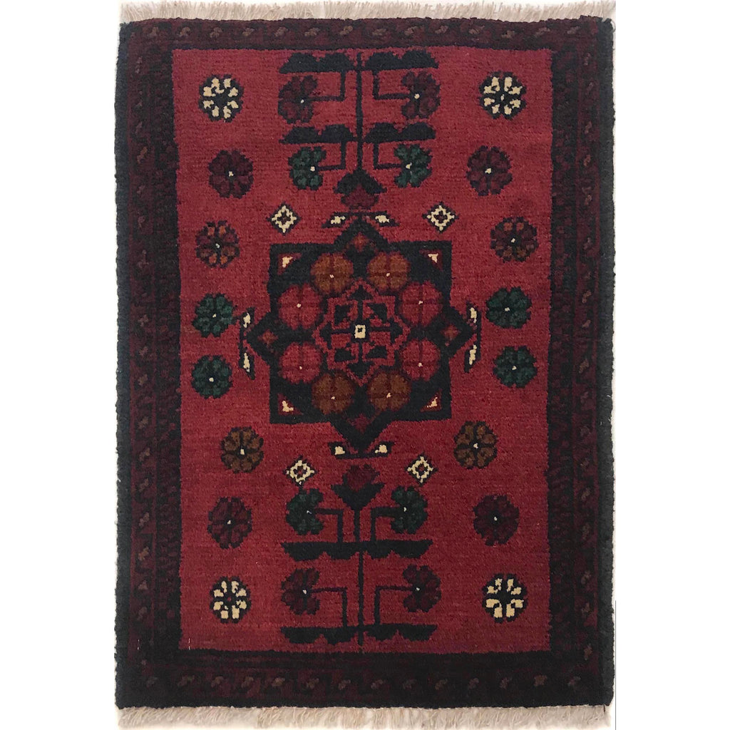 Compact Tribal Foot Mat 1.9x1.4 ft