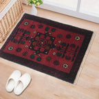 Compact Tribal Foot Mat 1.9x1.4 ft