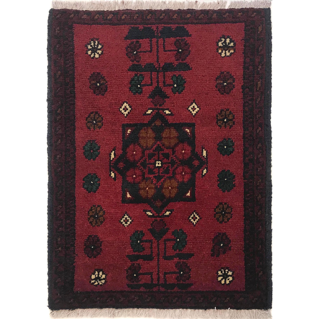 Artisanal Crafted Home Rug 1.9x1.4 ft