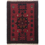 Artisanal Crafted Home Rug 1.9x1.4 ft
