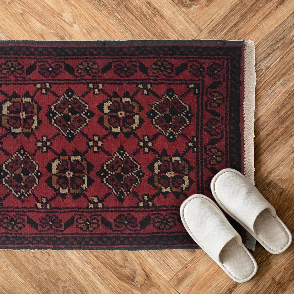 Ethnic Doorstep Floor Rug 1.9x1.3 ft