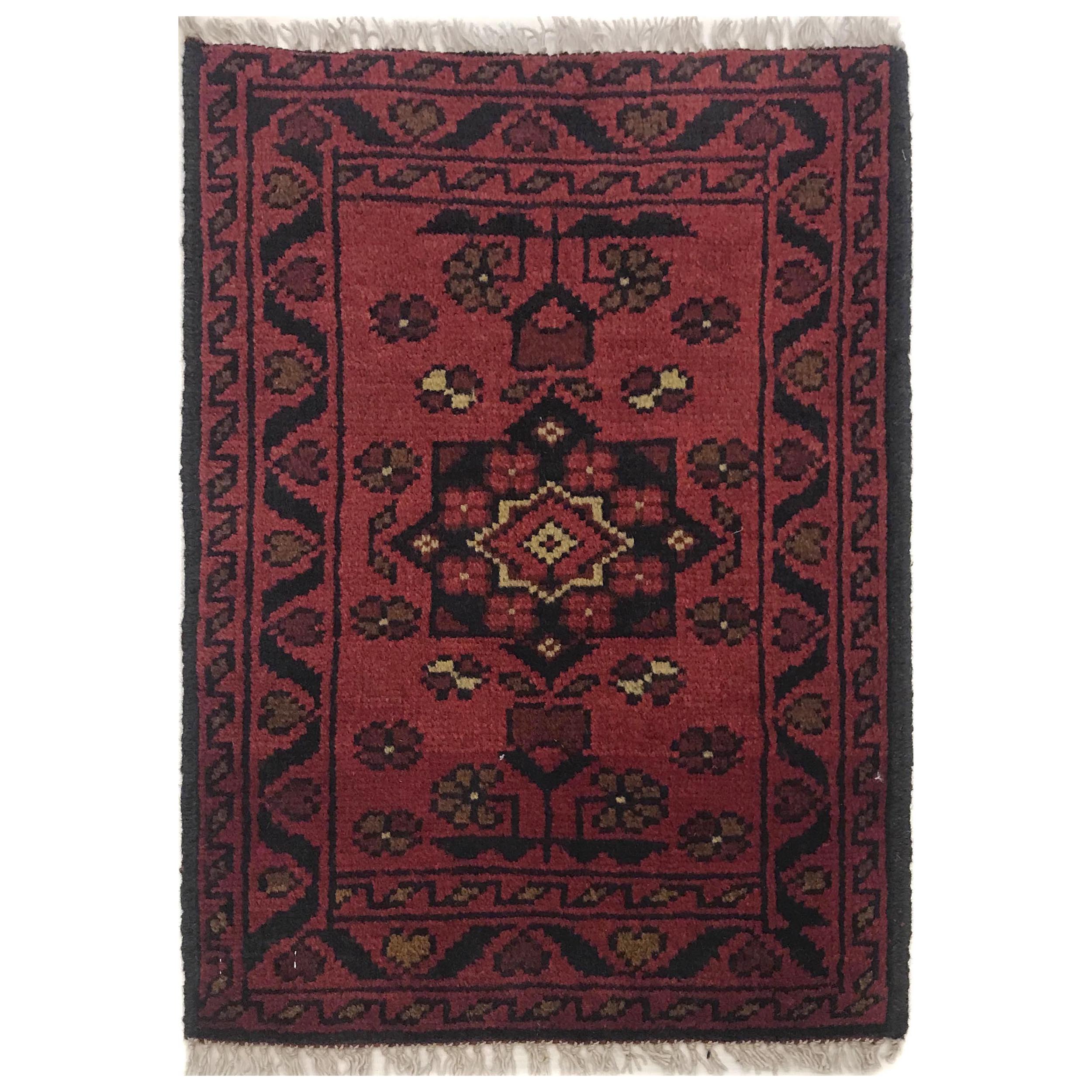 Durable Handmade Threshold Rug 1.9x1.4 ft