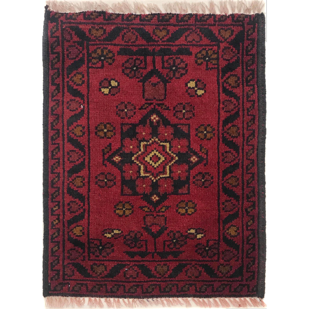 Woolen Nomadic Foot Rug 1.8x1.4 ft