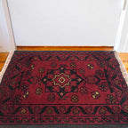 Woolen Nomadic Foot Rug 1.8x1.4 ft