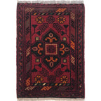 Handcrafted Nomadic Home Rug 1.9x1.3 ft