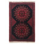 Soft Handwoven Mini Rug 2.1x1.3 ft
