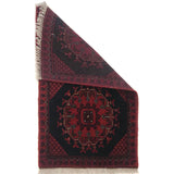 Soft Handwoven Mini Rug 2.1x1.3 ft