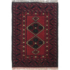 Traditional Handwoven Entry Doormat 2x1.4 ft