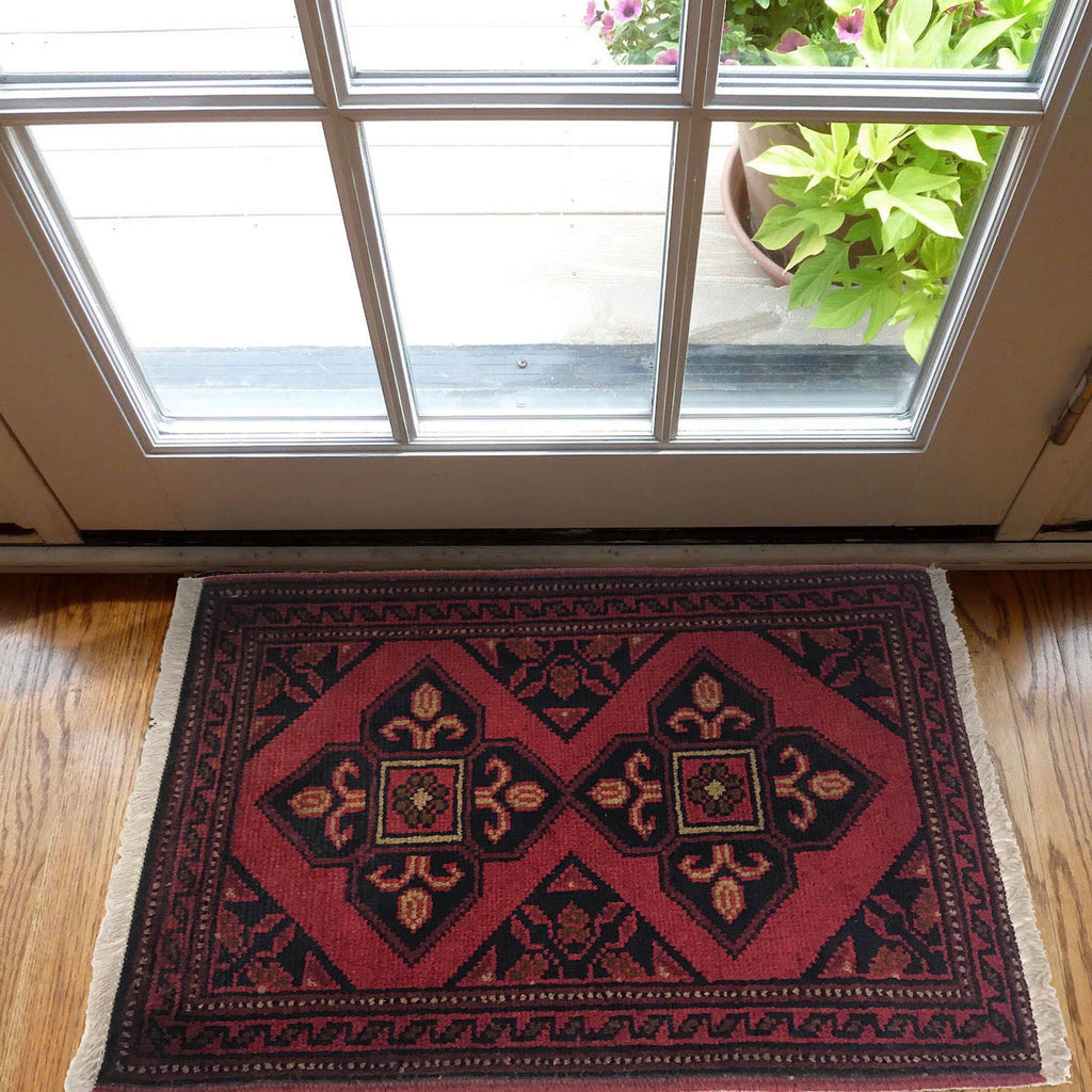 Tribal Woven Home Welcome Mat 2x1.5 ft
