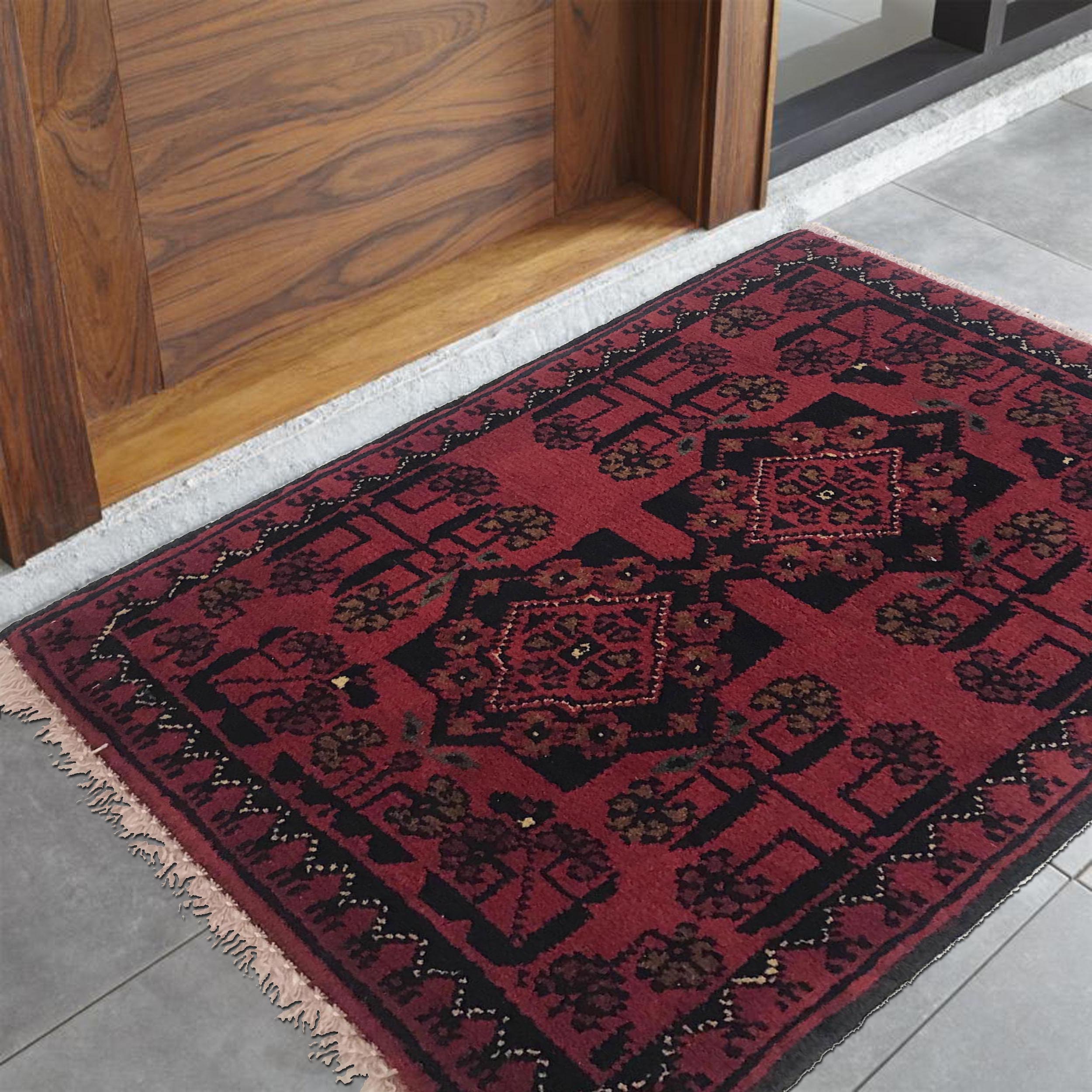 Nomadic Crafted Woolen Door Rug 1.6x1.2 ft