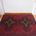 Handmade Cultural Entry Floor Mat 2x1.4 ft