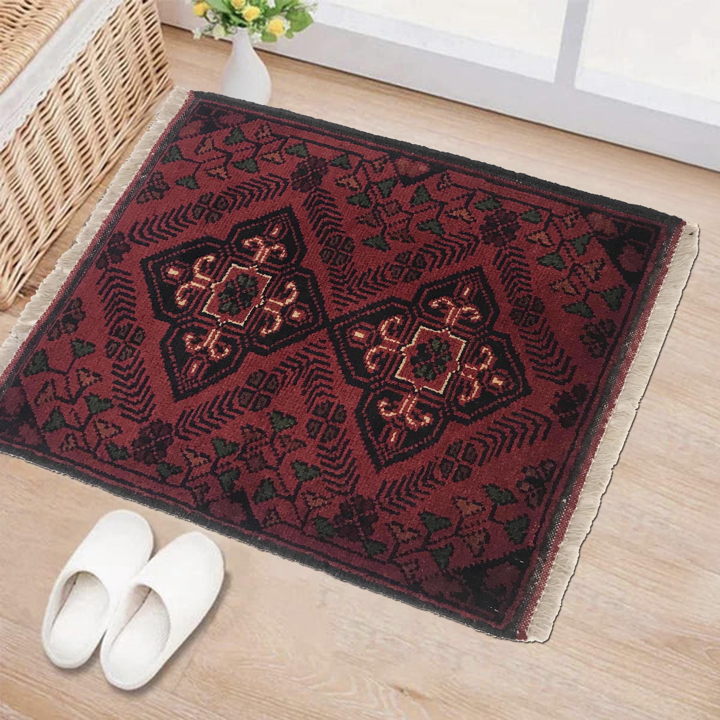 Heritage Tribal Pattern Entry Rug 1.9x1.4 ft