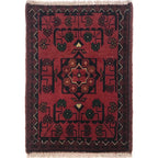 Classic Woolen Woven Threshold Rug 1.9x1.3 ft