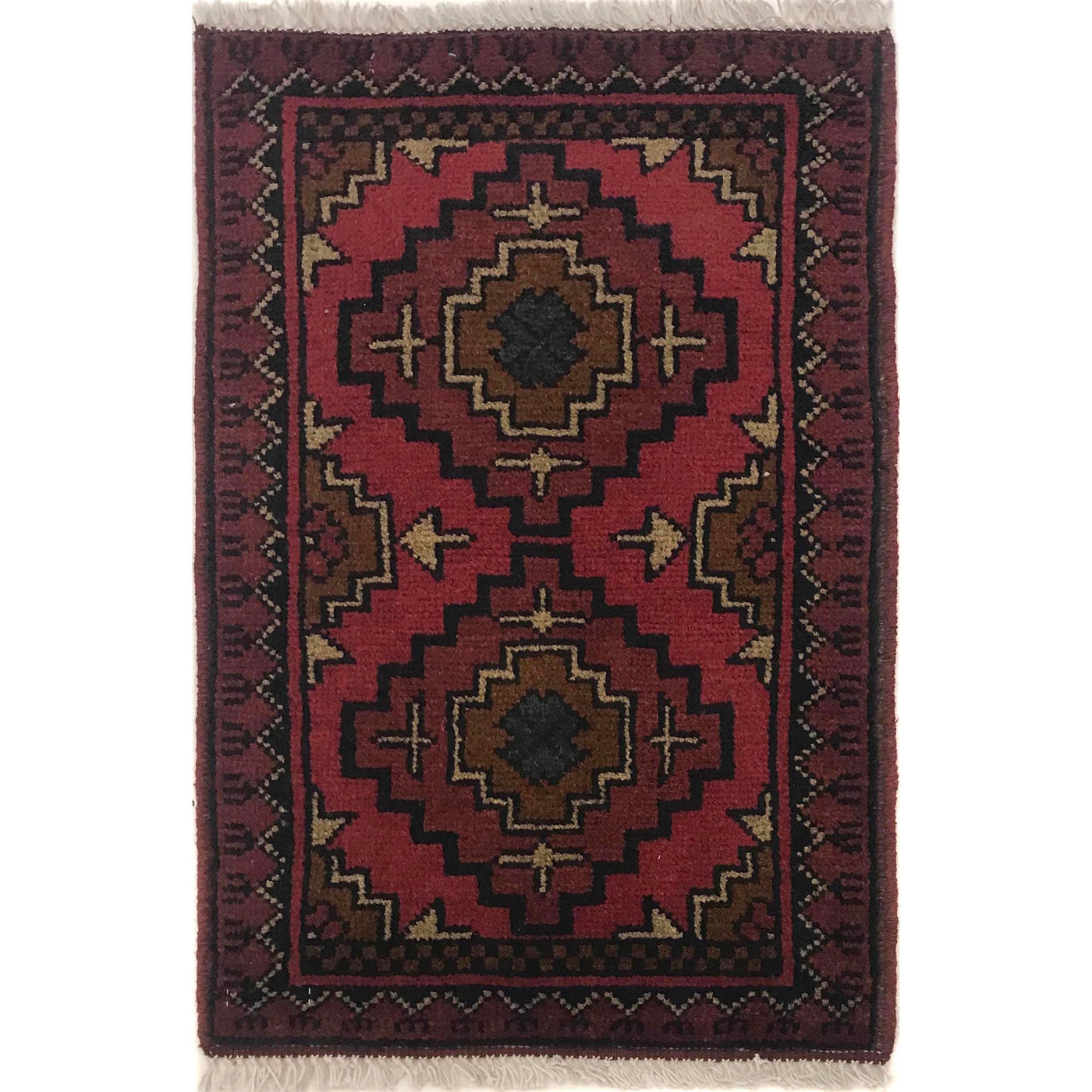 Timeless Handwoven Doorstep Mat 2.1x1.3 ft