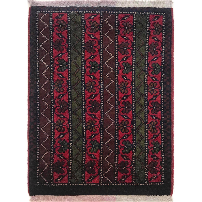 Afghan Wool Handcrafted Entry Mat 2x1.4 ft