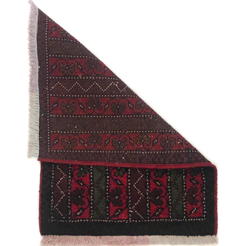 Afghan Wool Handcrafted Entry Mat 2x1.4 ft