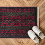 Afghan Wool Handcrafted Entry Mat 2x1.4 ft