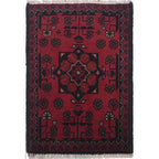 Pure Wool Artisanal Floor Mat 1.9x1.3 ft