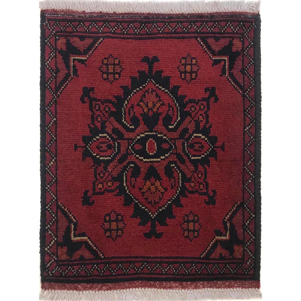 Woven Tribal Mini Decorative Mat 1.8x1.4 ft