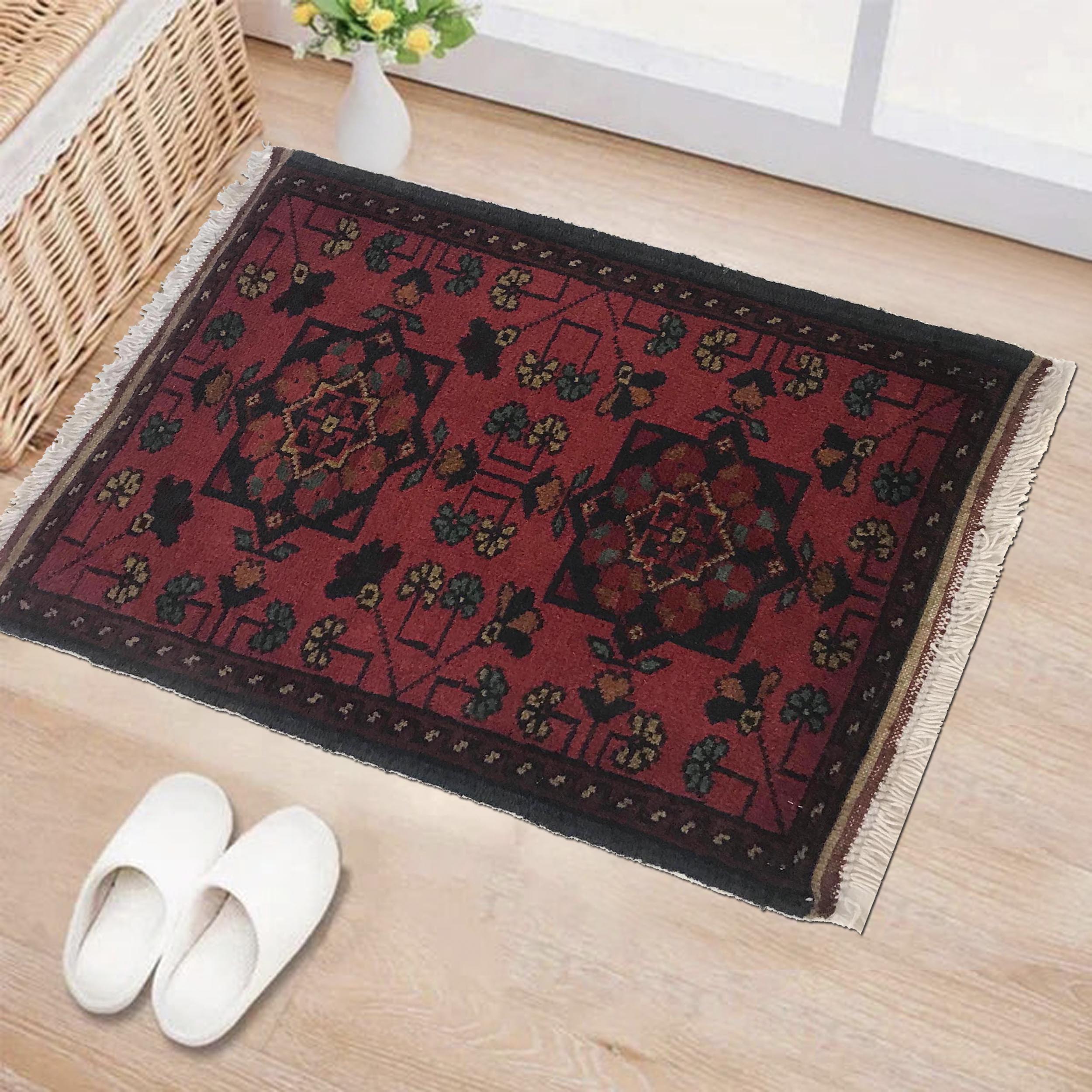 Heritage Wool Crafted Welcome Rug 2.1x1.4 ft