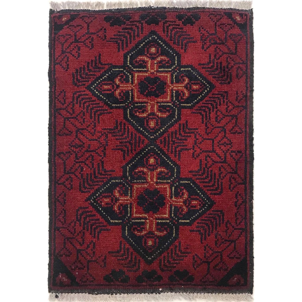 Hand-Loomed Tribal Entry Doormat 2x1.4 ft