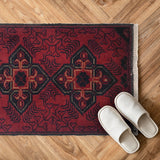Hand-Loomed Tribal Entry Doormat 2x1.4 ft