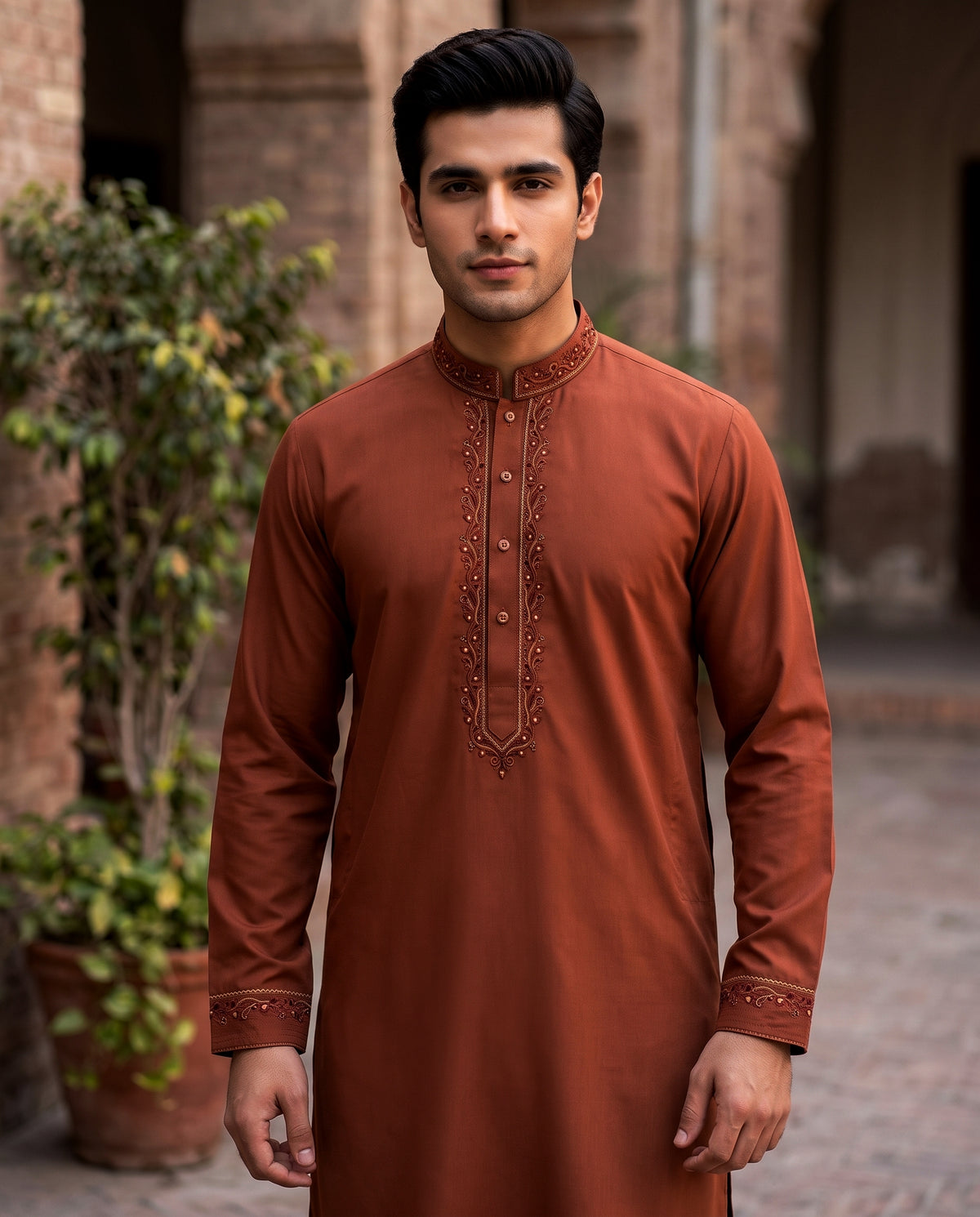 Afghan Men's 2 Piece Suite