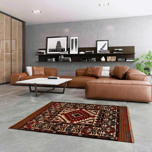 Pashtun heritage, handwoven rug, 