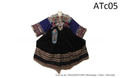Afghan Kuchi Black Vintage Frock