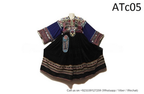 Afghan Kuchi Black Vintage Frock