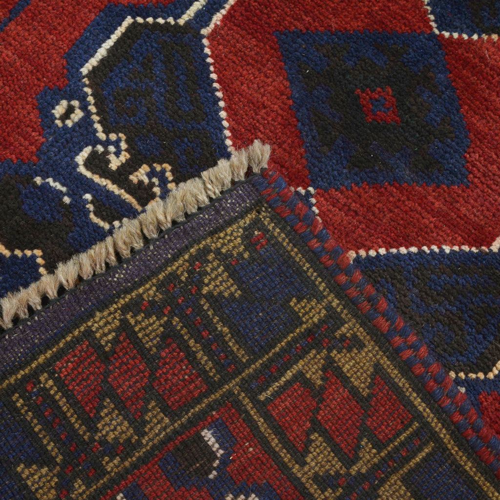 Afghan Islamic Rug Prayer Piece 4.8x3 ft