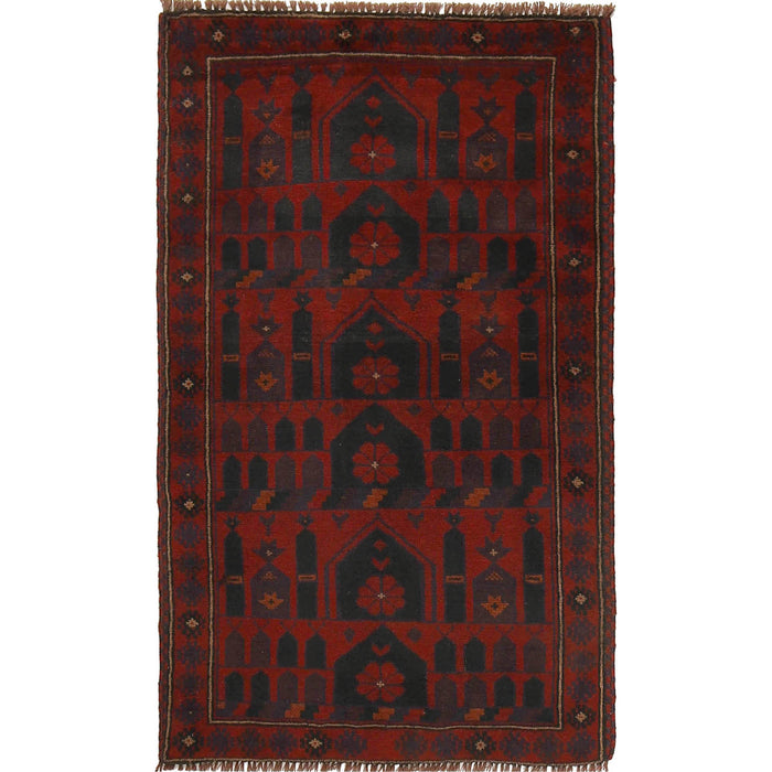Prayer Rug Afghan Quality 4.5x2.8 ft
