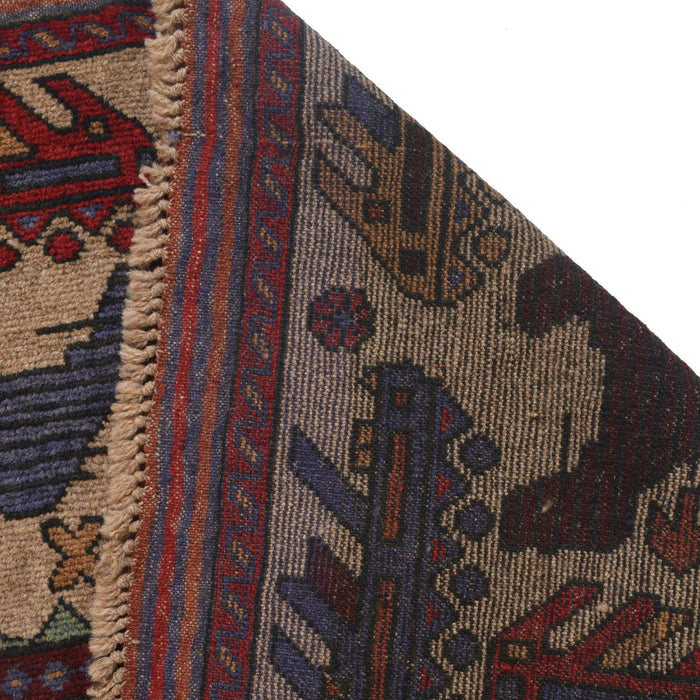 Hand-Knotted, War Rug, Pashtun, 