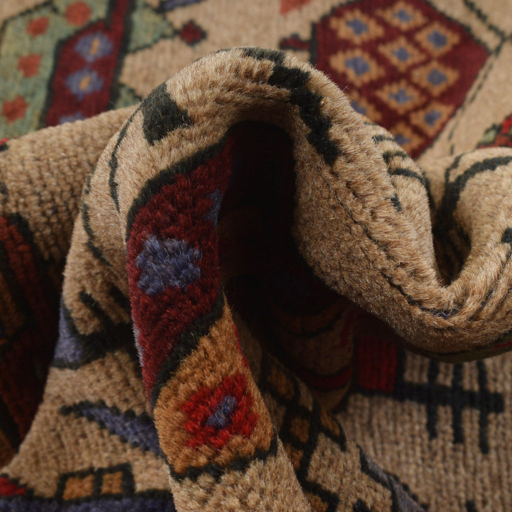 Tribal Weapons Battle Story Carpet 4.5x3.1 ft